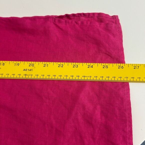 Peck & Peck Magenta Linen Tunic Top M - Picture 5 of 6